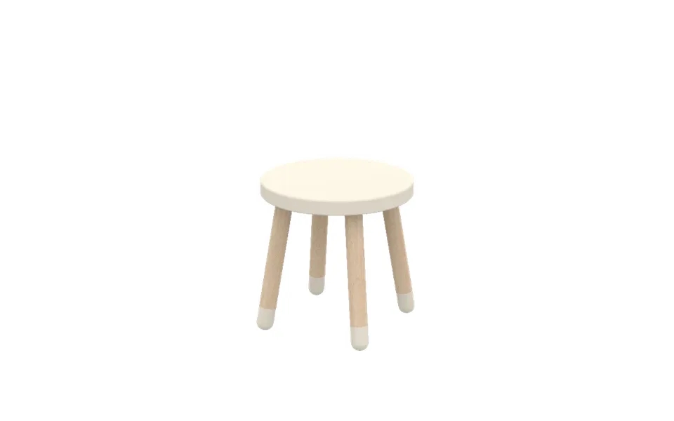 Flexa Dots Taburet Ø30x30cm Cream White
