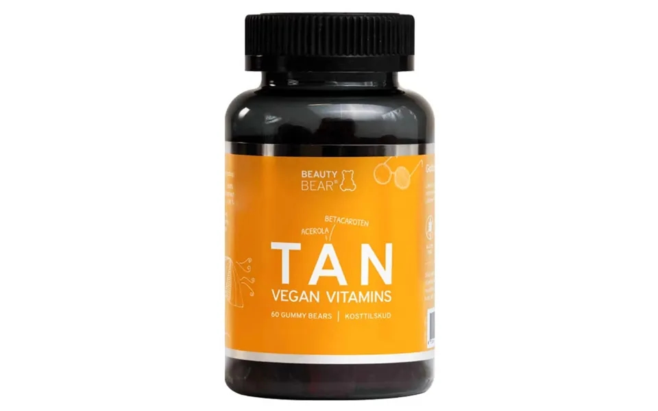Beauty Bear Gummies Tan Vegan Vitamins U