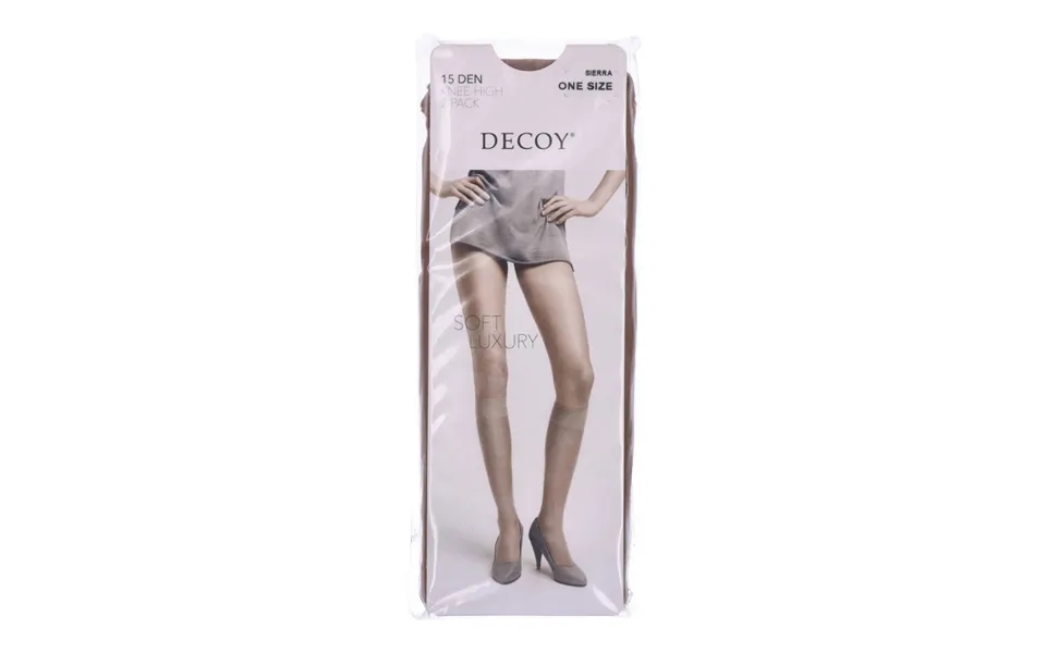 Decoy Silk Look 15 Den Sierra 2-pack Knee High One Size