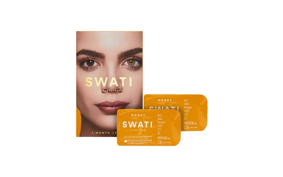 Swati Cosmetics 1 Måneds Kontaktlinser Honey