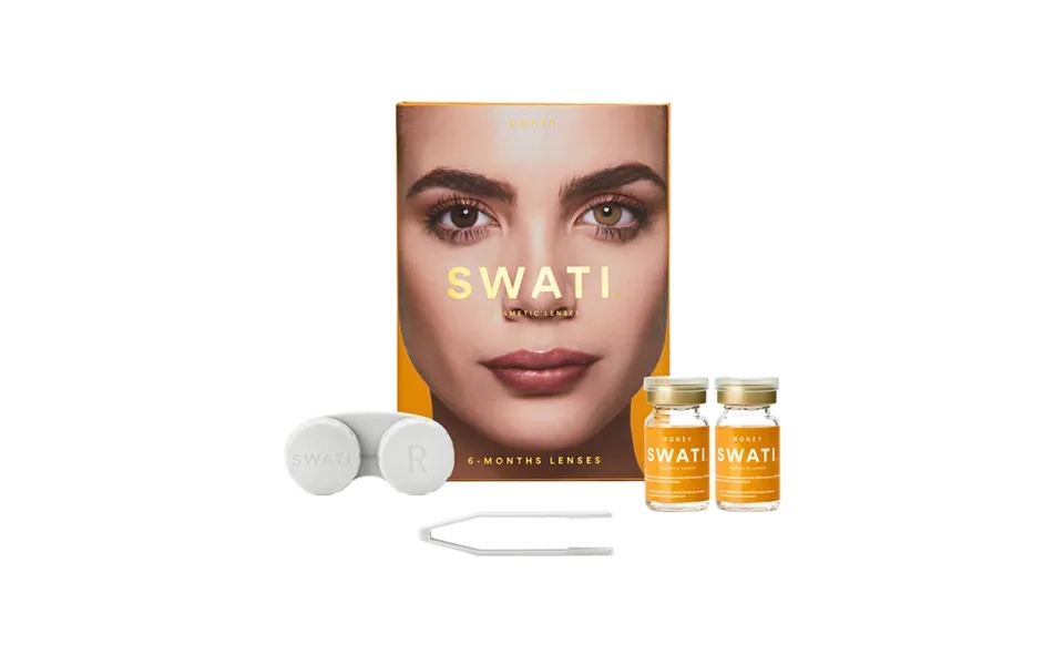 Swati Cosmetics 6 Måneders Kontaktlinser Honey