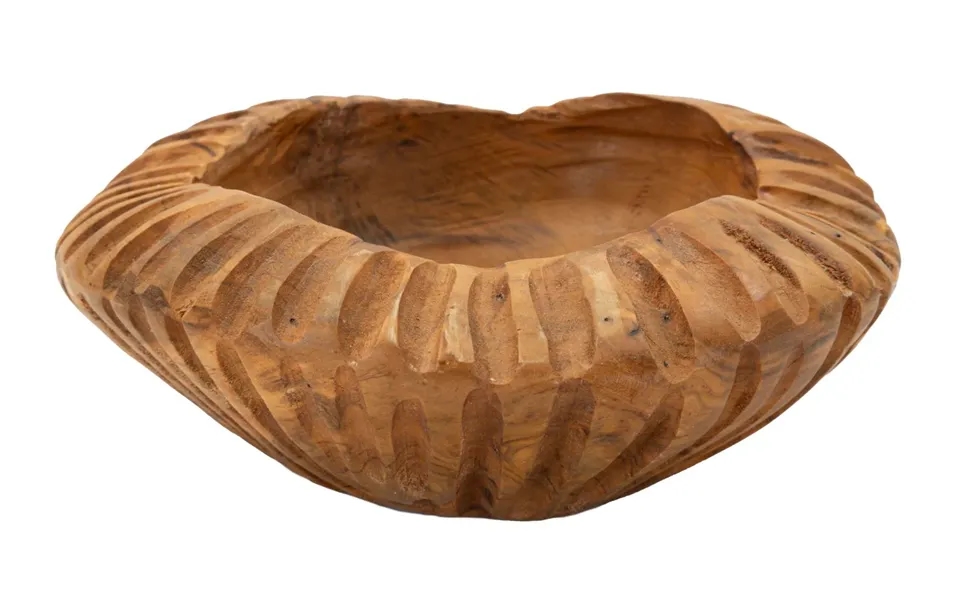 Bakke I Teaktræ - 19x8 Cm