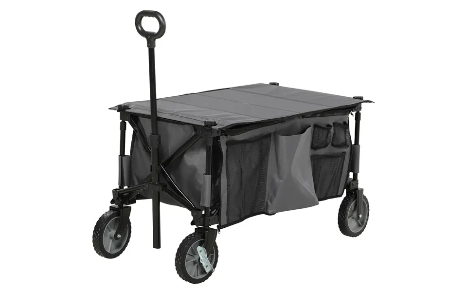 Foldbar Trækvogn - 5 Sidelommer