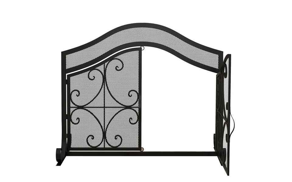 Gnistskærm Til Pejse - Elegant Mønster