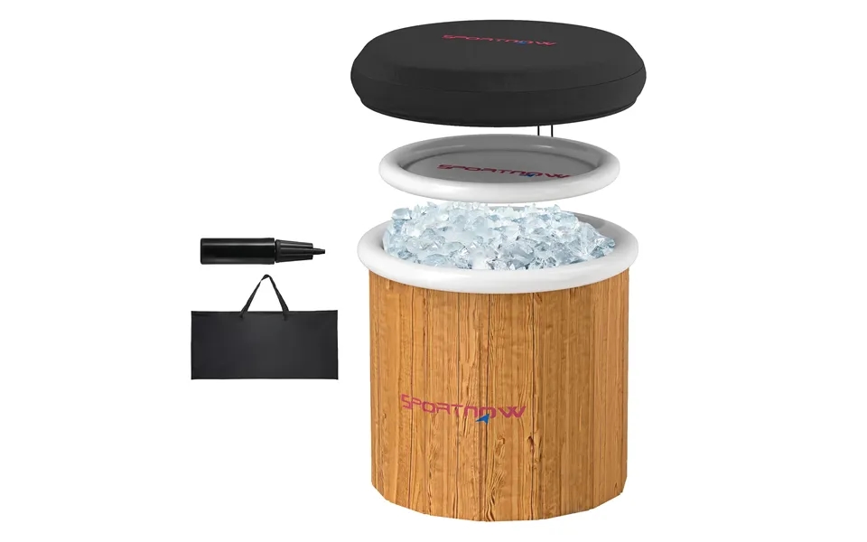 Isbad - 300 Liters Oppusteligt Isbad Til Muskelafslapning Med Låg