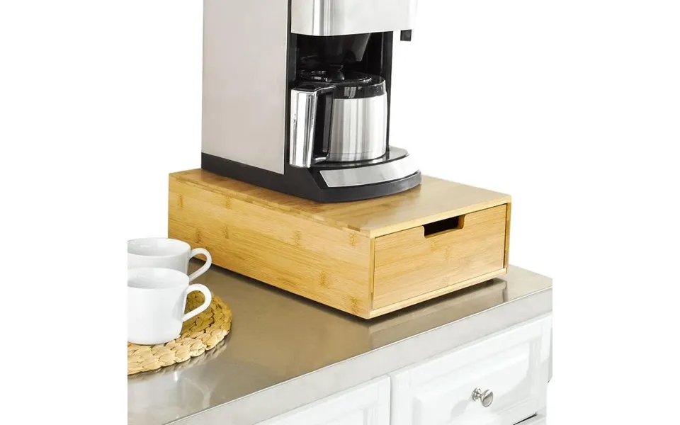 Kaffekapselæske I Bæredygtigt Bambustræ