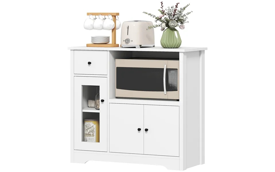 Køkkenskab Med Kabelhul - Kommode Med 2 Skabe