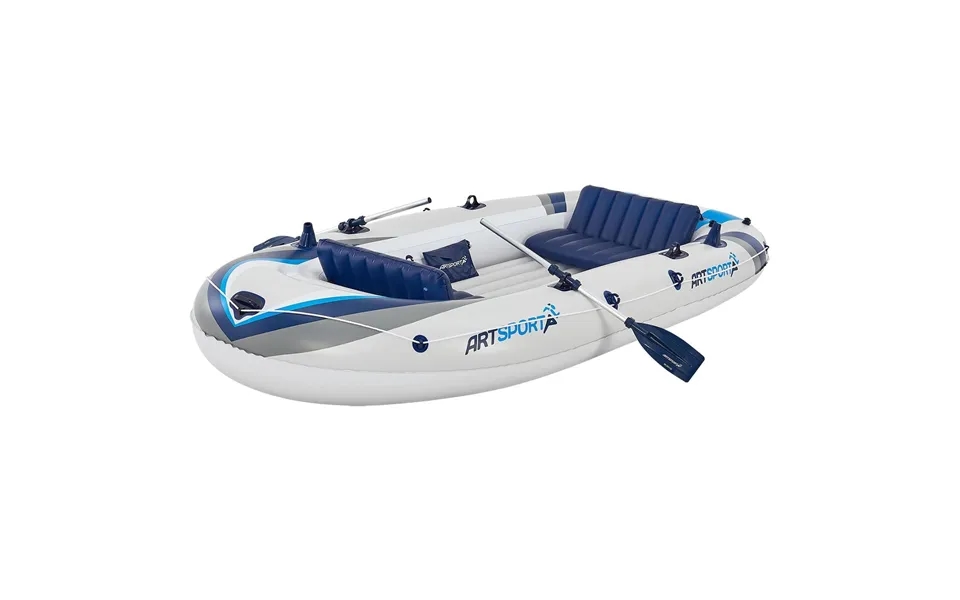 Oppustelig Båd Til Familien Og Vennerne - Plads Til 4 Personer