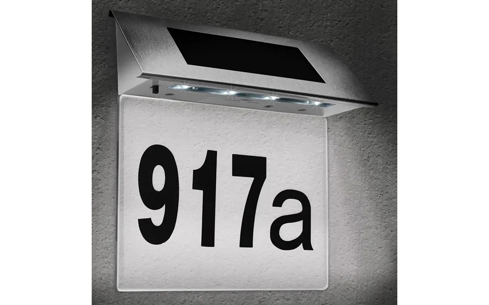 Solar House Nummer - Gennemsigtig