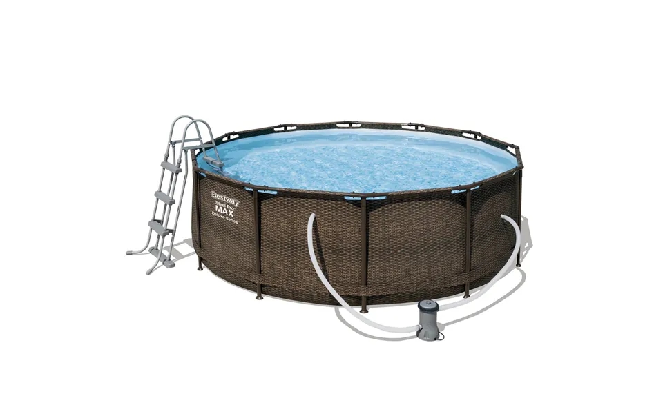 Swimmingpoolramme Pool Power Steelâ Sæt Ø366x100cm