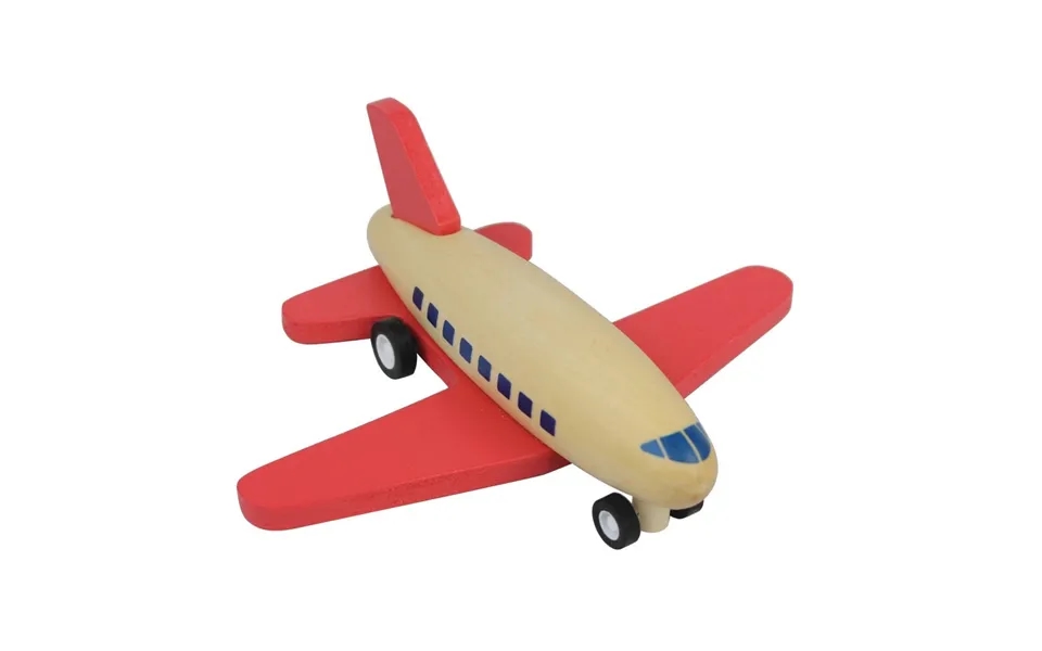 Bs Toys Flyver I Træ - Rød Farve