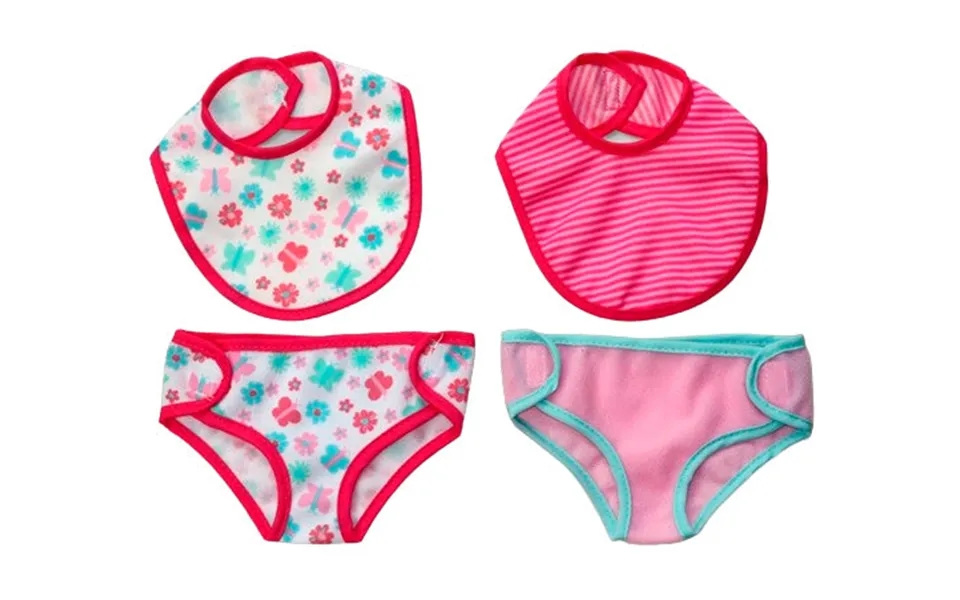 Dukketilbehør - 2-pak Hagesmæk Og Blebuks