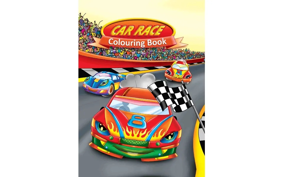 Malehæfte - Racerbiler