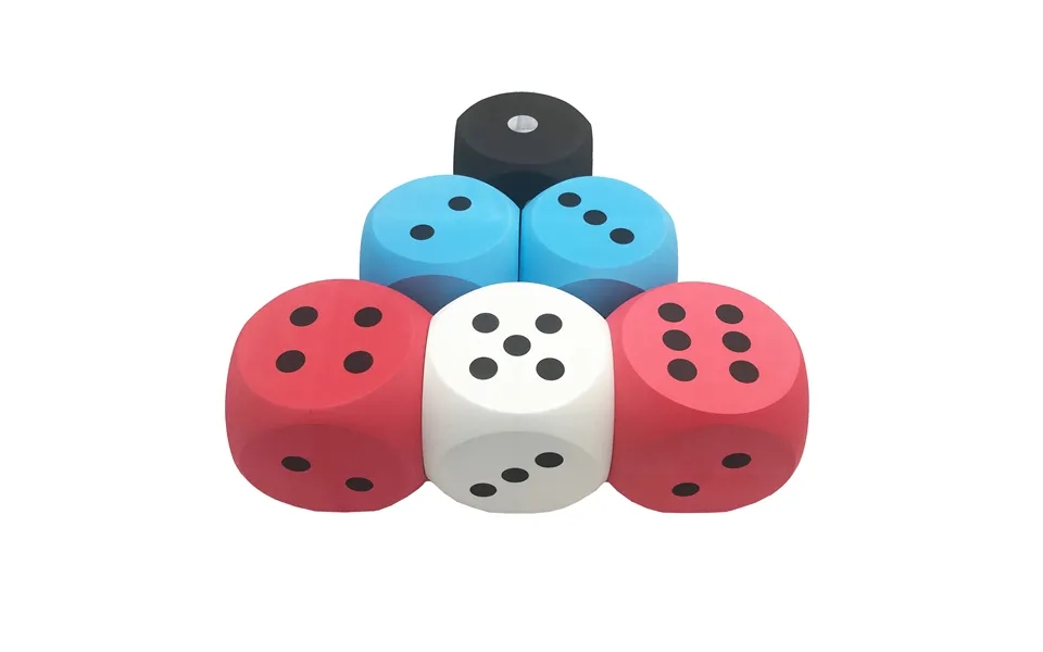 Skumterninger - 6 Stk.