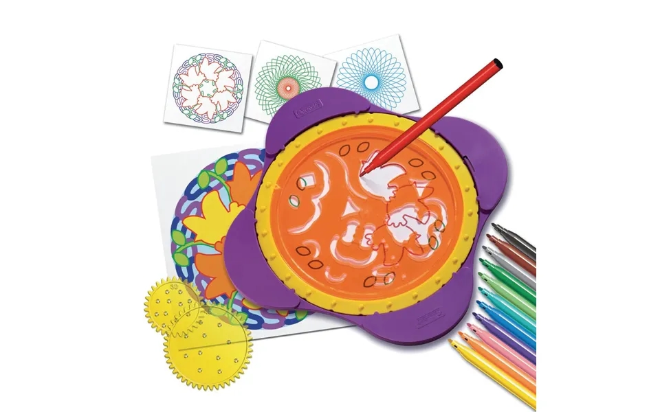 Tegneleg - Mandala Tegnesæt Med Tusser