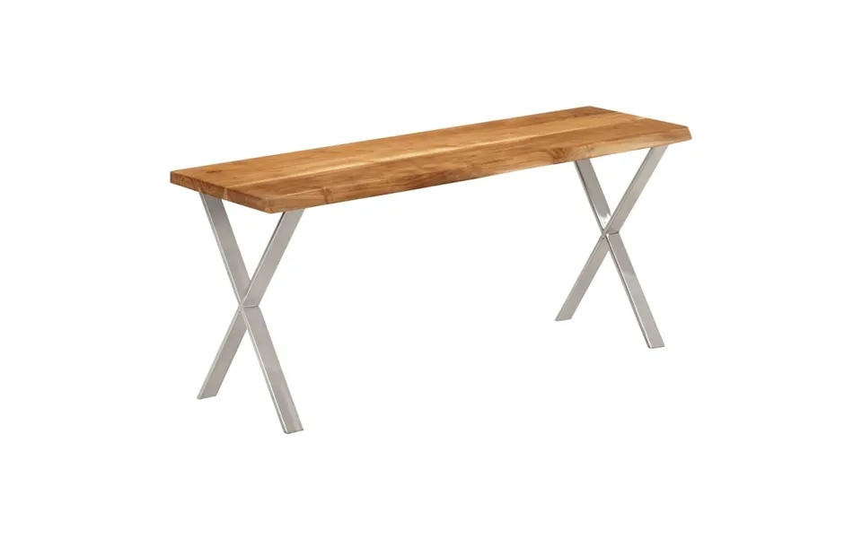 Bænk Med Naturlig Kant 105 Cm Massivt Akacietræ