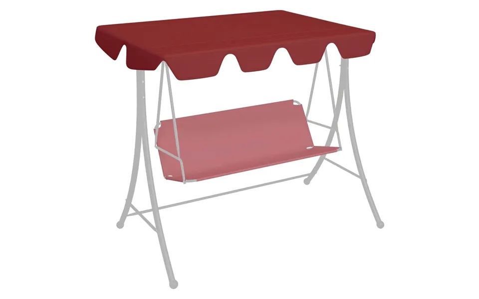 Baldakin Til Havegynge 150 130x105 70 Cm Vinrød