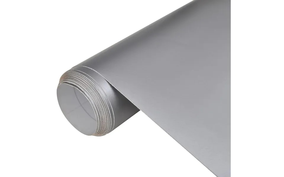 Bilfolier 2 Stk. 100x150 Cm 50x150 Cm Mat Sølvfarvet