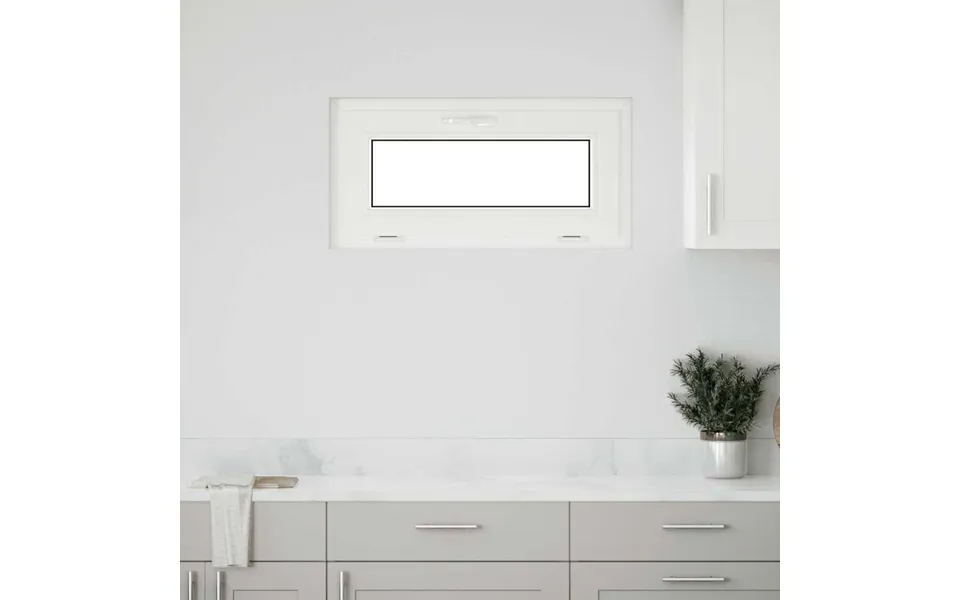 Kældervindue Risor 80x40 Cm Tilt 2 Ruder Hvid