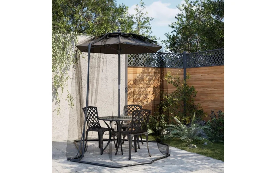 Myggenet Til Parasol 330x250 Cm Trådnet Sort