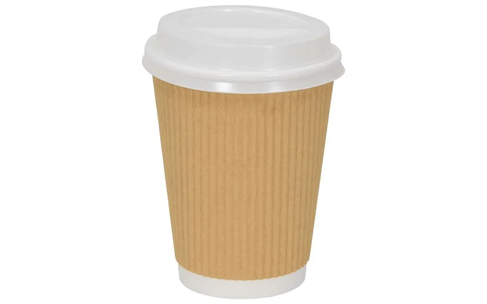 Papirkoplåg Ø90 Mm 12oz And 16oz 1000 Stk. Hvid Plast