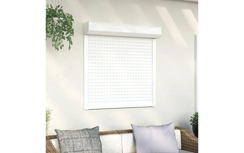 Rulleskodder Aluminium 100x100 Cm Hvid