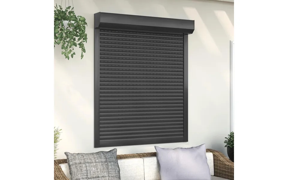 Rulleskodder Aluminium 110x130 Cm Antracitgrå