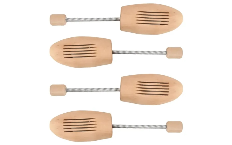 Skotræer 2 Par Eu 39-42 Massivt Lotustræ