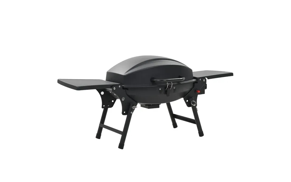 Portable Gas Grill With Madlavningszone Black