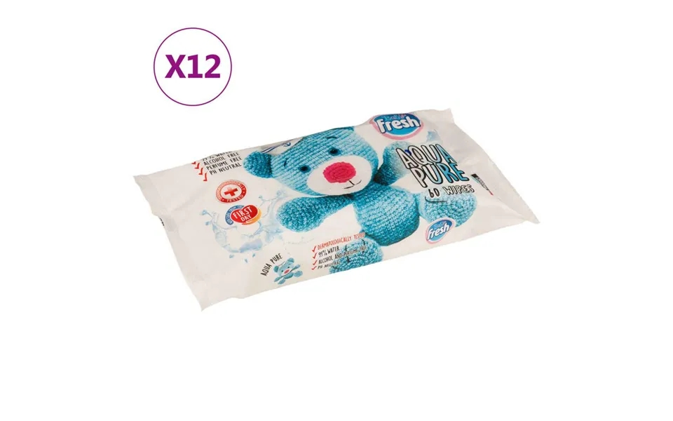 Vådservietter 12 Pakker 720 Servietter