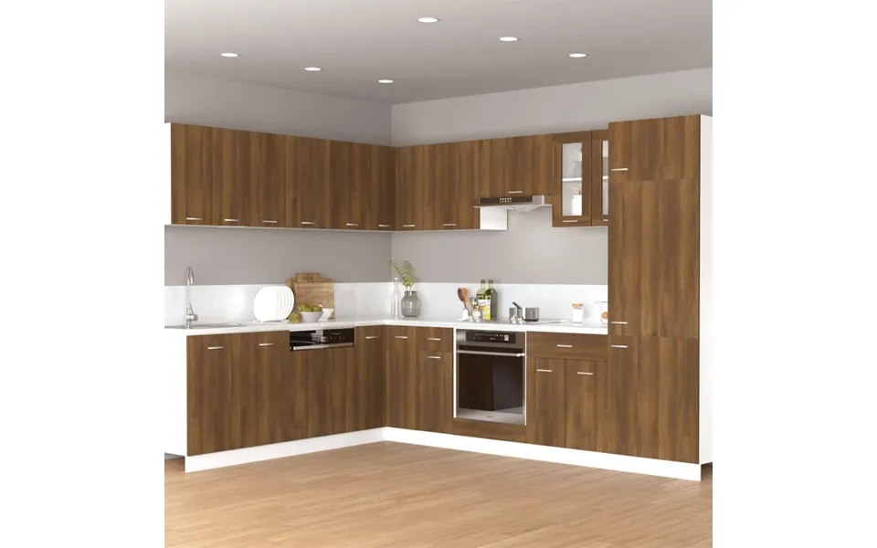 Vægskab 60x31x40 Cm Konstrueret Træ Brun Egetræsfarve