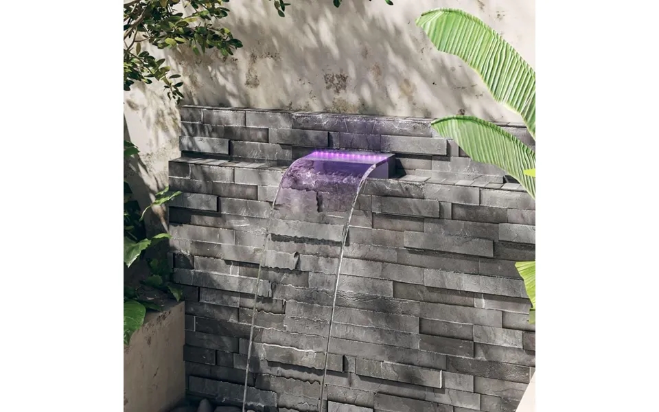 Vandfald Med Rgb Led'er 30 Cm Akryl