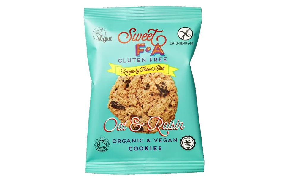 Glutenfri Cookies Med Havre Og Rosiner - Obs Bedst Før 09-11-2025