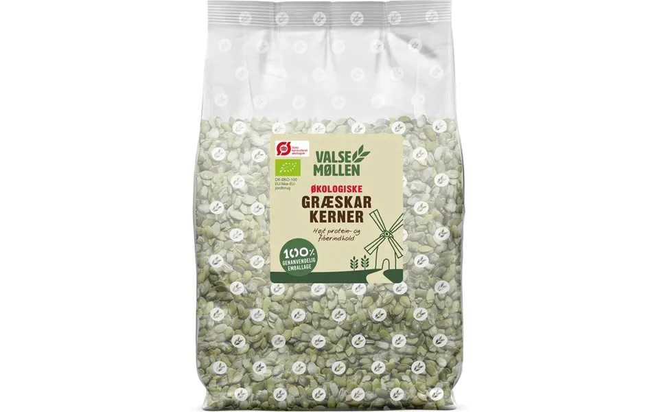 Græskarkerner 1 Kg - Økologiske Valsemøllen