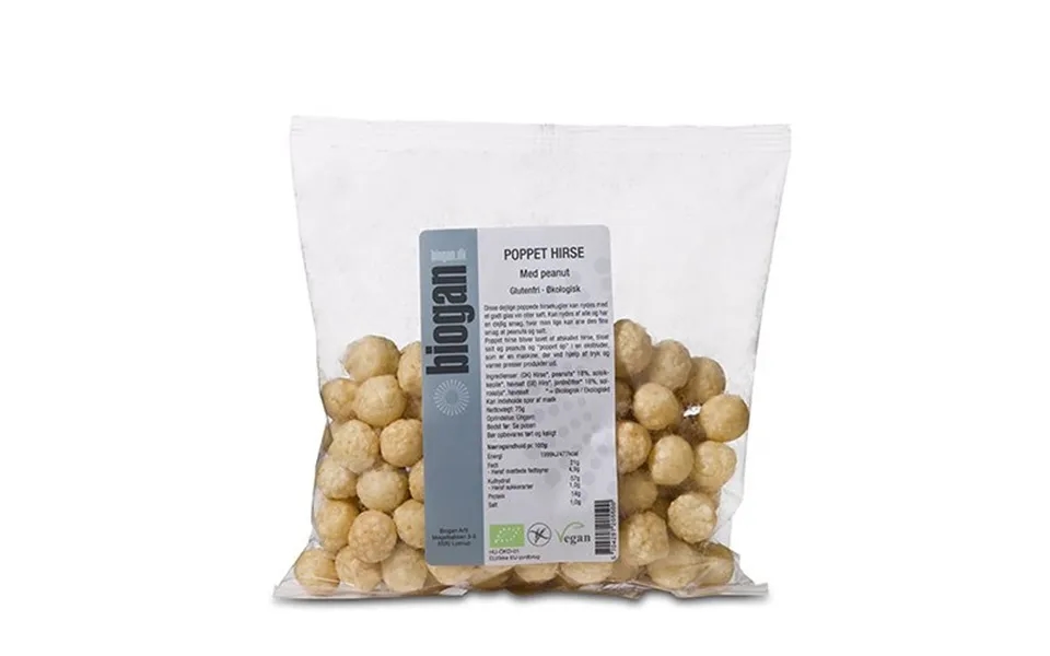 Poppet Hirsekugler Med Peanuts - Obs Bedst Før 23-10-25