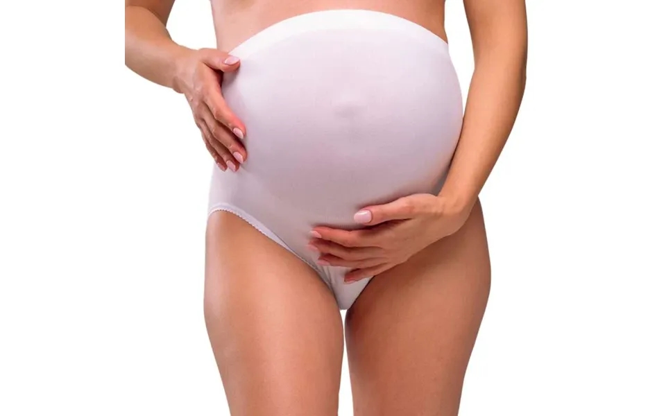 Carriwell Mum To Be - Sømløse Støttetrusser Hvid