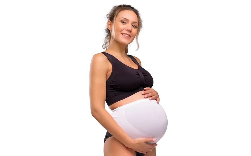 Carriwell Mum To Be - Sømløst Støttebælte Hvid