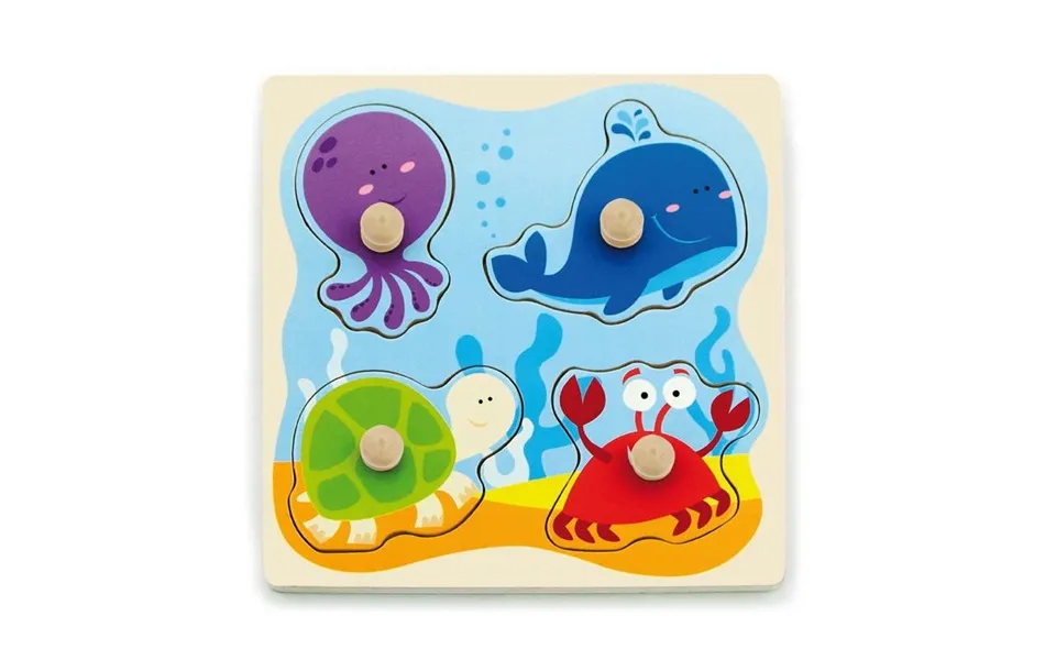Kid'oh Knoppuslespil Med Dyr Havet
