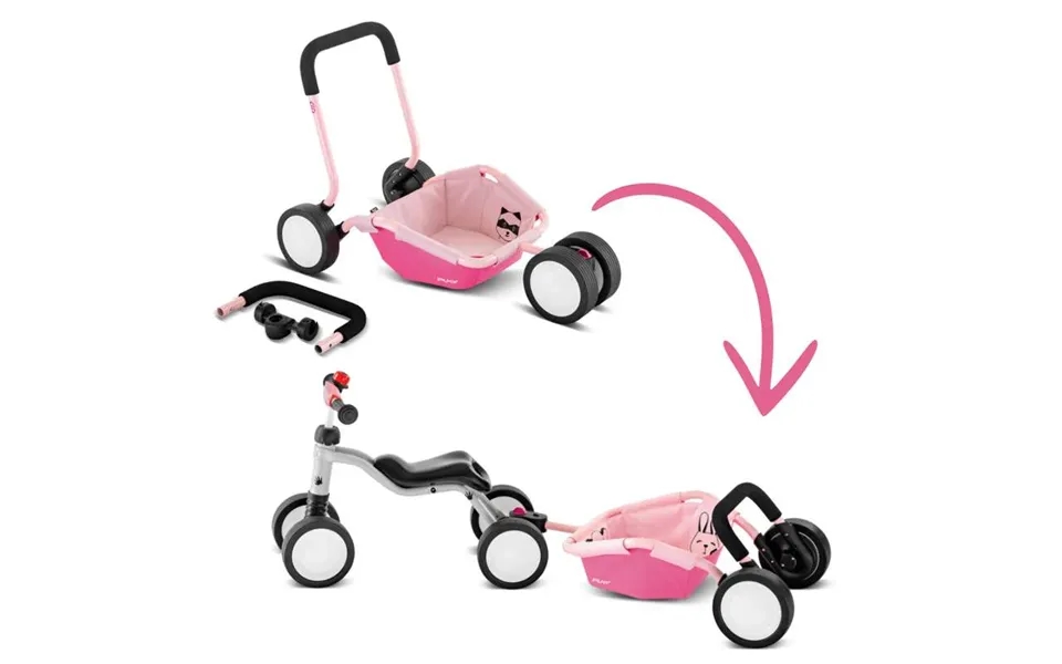 Puky Traily - 2-i-1 Gåvogn Og Cykelanhænger