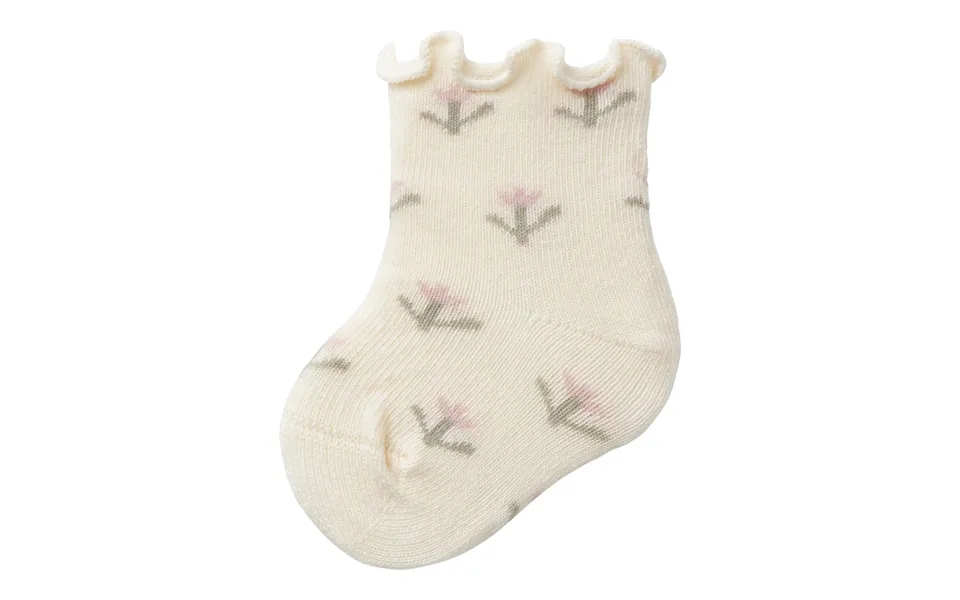 Lil Atelier - Rossa Sock Med Blomster