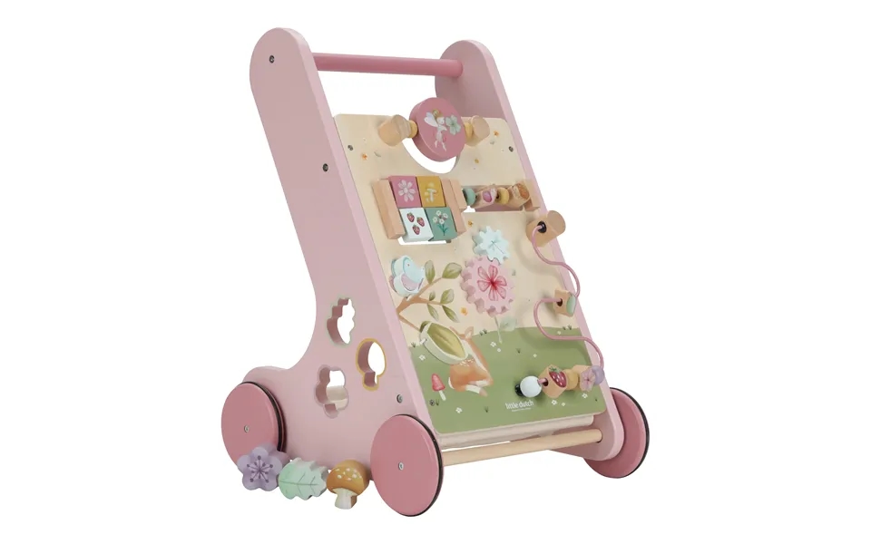 Little Dutch Multi-aktivitets Gåvogn - Fairy Garden