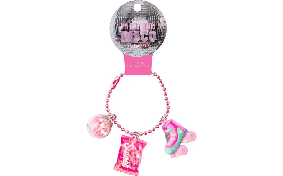 Essence My Heart Beats Disco Disco Key Chain