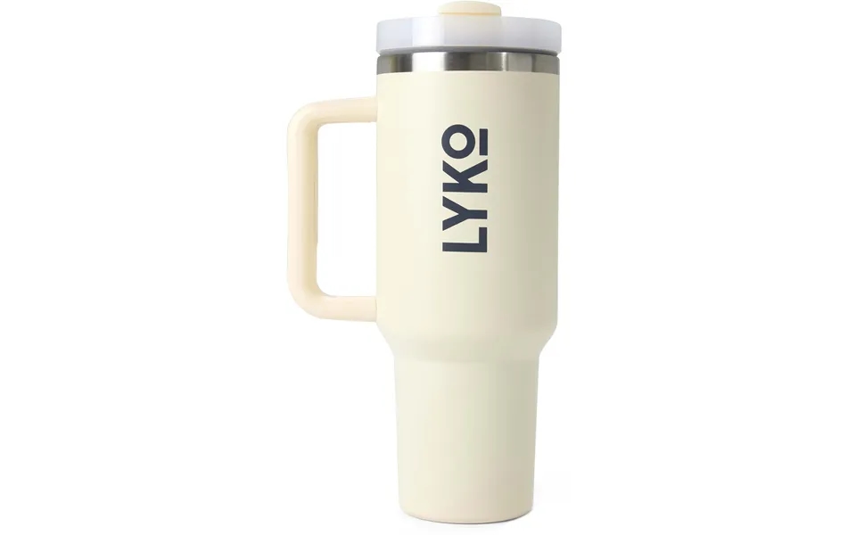 Sip Sip Lyko Tumbler Cream White