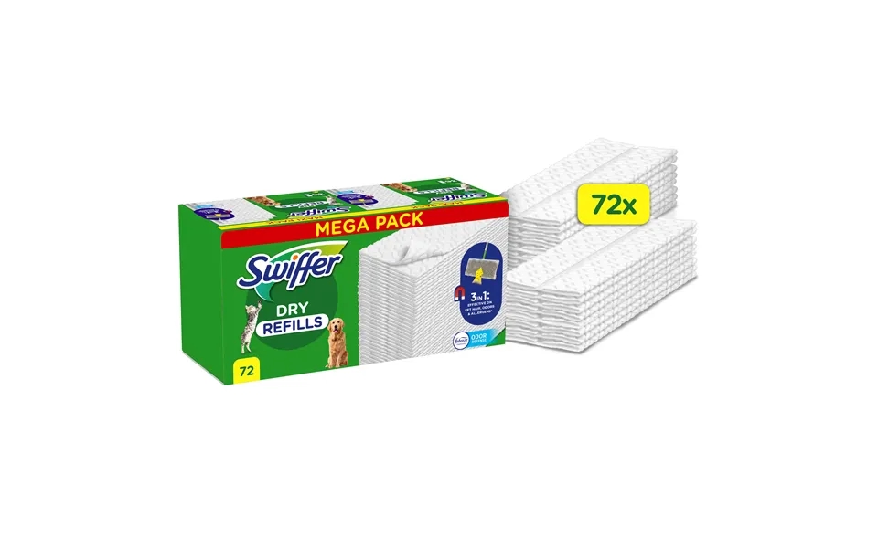 Swiffer Sweeper Dry Floor Pads Refills For Pets Traps & Locks Dus