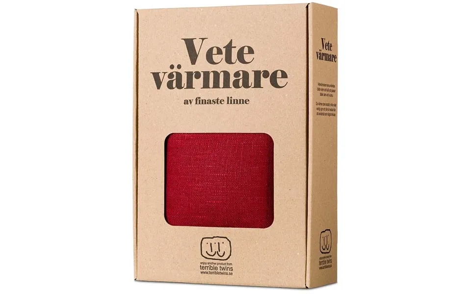 Terrible Twins Spa City Wheat Warmers Vetevärmare Burgundy