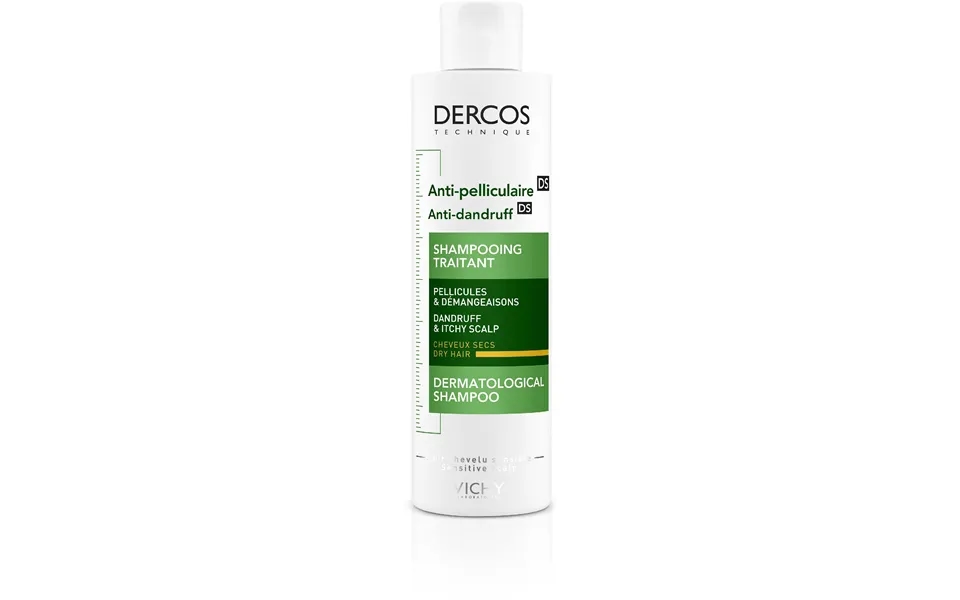 Vichy Dercos Technique Anti-dandruff Skælshampoo Tørt Hår 200 Ml