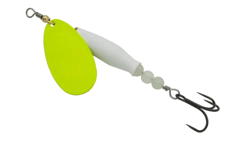 4profishing Firefly Hardtail -chartreuse Blad-hvid Krop Hvid-21 Gr