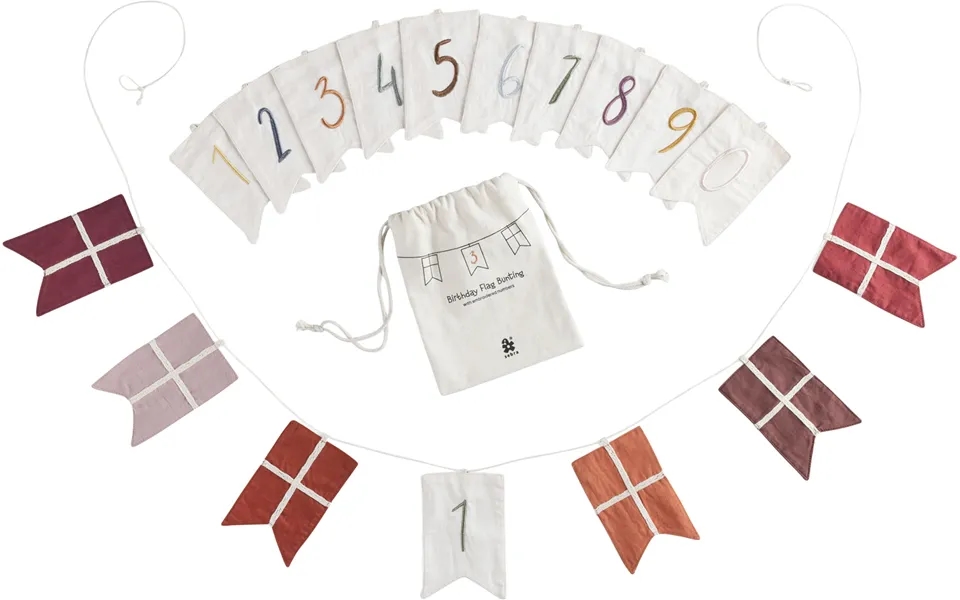 Fødselsdags Flagranke - Tal 09