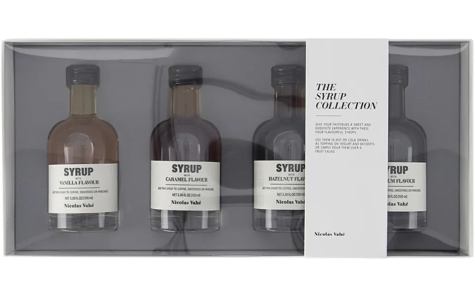 Gaveæske - Nicolas Vahé The Syrup Collection 4 X 10 Cl.