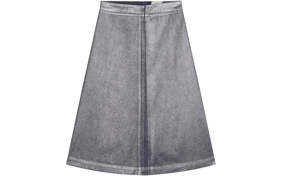 Metallic Denim Stellar Skirt